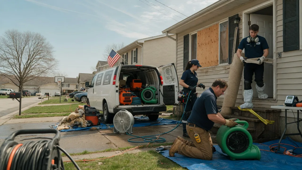 Water Damage Restoration in Rock, MI near me